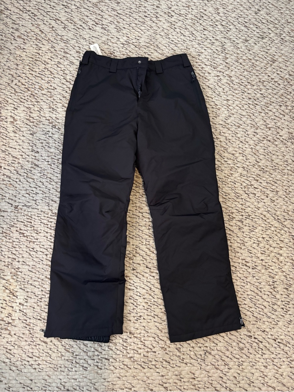 Black Snow/Outdoor Pants - Water-Resistant Insulated